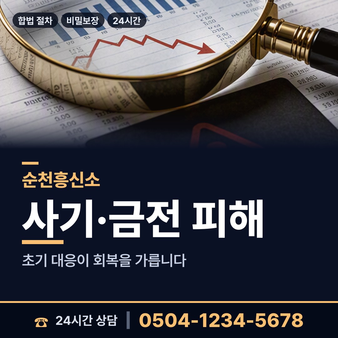 순천 황전면 탐정사무소비용 상담 안내